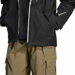 Adidas Men's Terrex Techrock 3L GORE-TEX Performance Jacket Black