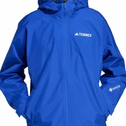Adidas Men's Terrex Xperior 2L Gore-Tex Performance Jacket Semi Lucid Blue