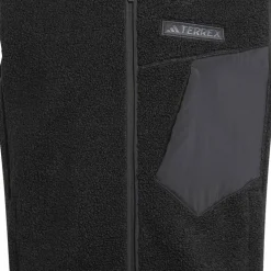 Adidas Men's Terrex Xploric High Pile Fleece Vest Black