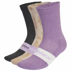 Adidas TERREX Multi 3 Pack Sock wonder taupe/grey six/powder plum