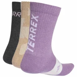 Adidas TERREX Multi 3 Pack Sock wonder taupe/grey six/powder plum