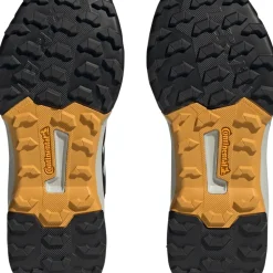 Adidas Unisex TERREX AX4 Mid GORE-TEX Hiking Shoes Semi Flash Aqua/Core Black/Preloved Yellow