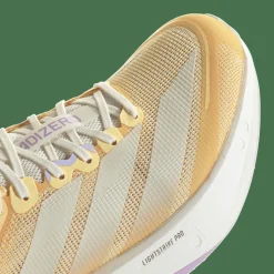 Adidas Women's Adizero Boston 13 Ice Tangerine/Ice Gold Metal/Ice Lavender