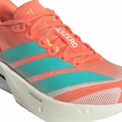Adidas Women's Adizero Boston 13 Semi Coral/Flash Aqua/Flash Orange