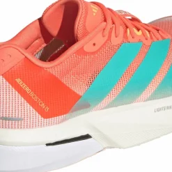 Adidas Women's Adizero Boston 13 Semi Coral/Flash Aqua/Flash Orange