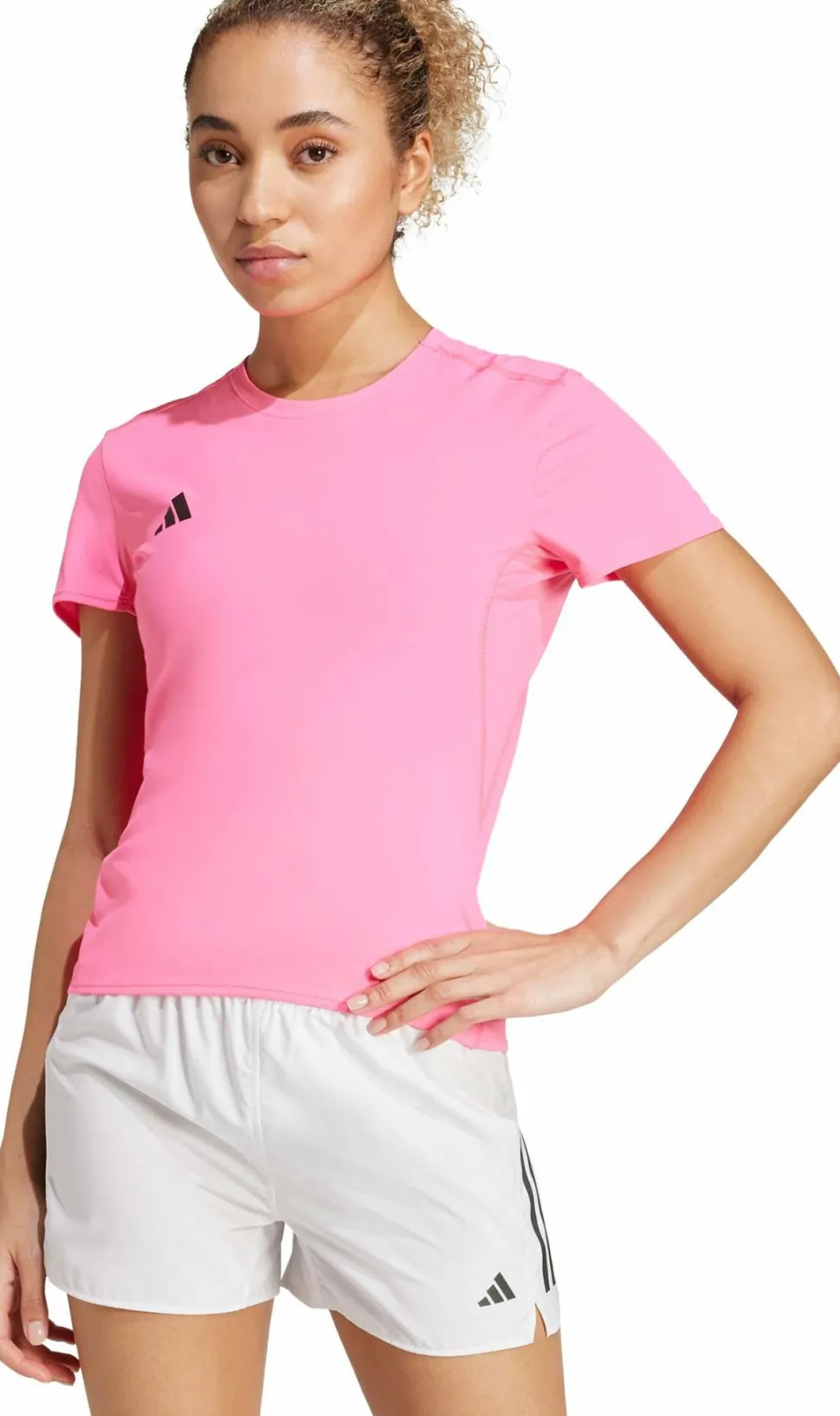 Adidas Women's Adizero E Tee Lucid pink