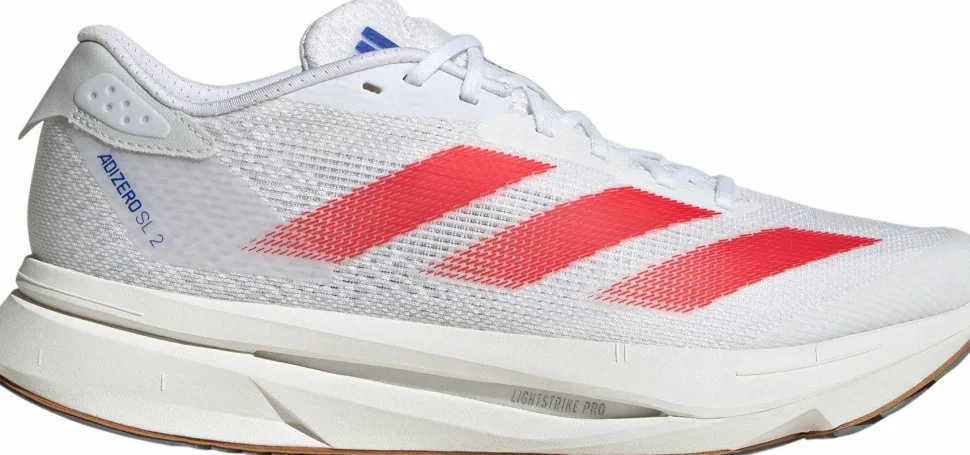 Adidas Women's Adizero SL2 Cloud White/Pure Ruby/Royal Blue