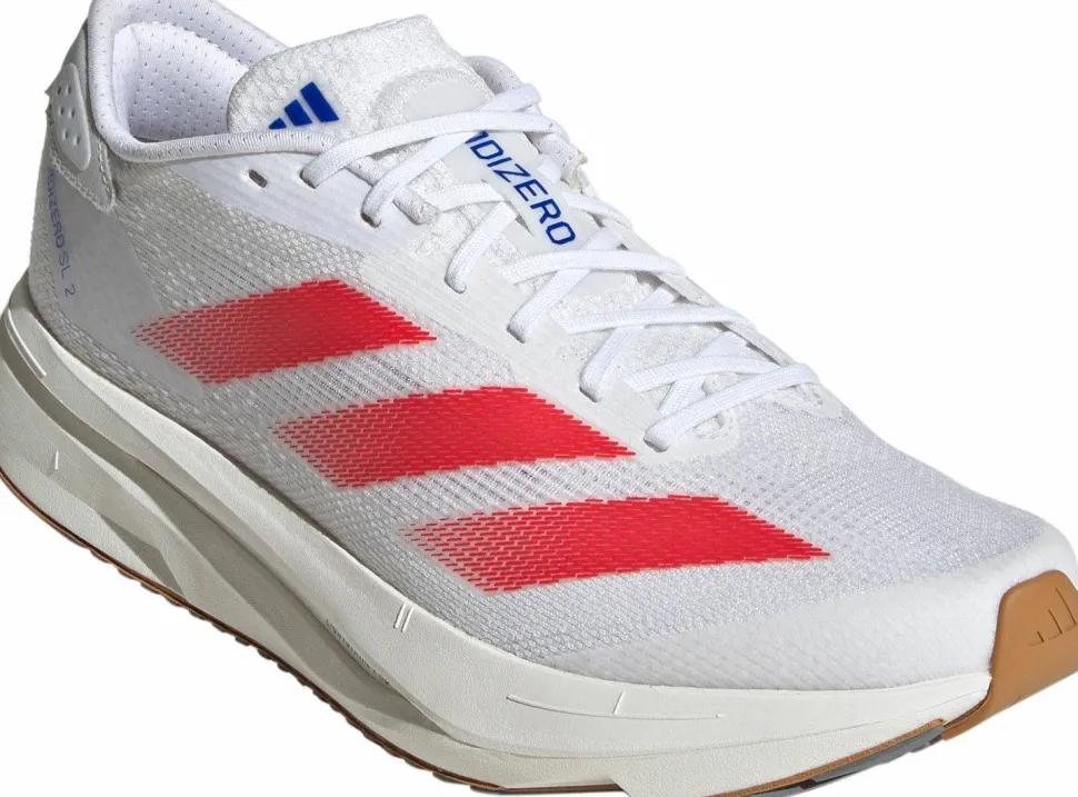 Adidas Women's Adizero SL2 Cloud White/Pure Ruby/Royal Blue