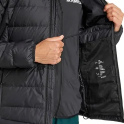 Adidas Women's Multi Light Down Hooded Jacket Black