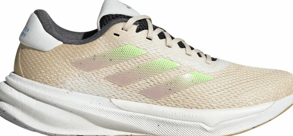 Adidas Women's Supernova Stride Move for the Planet Shoes Crystal Sand/Green Spark/Preloved Fig