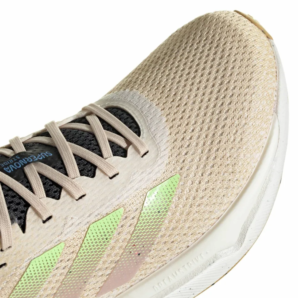 Adidas Women's Supernova Stride Move for the Planet Shoes Crystal Sand/Green Spark/Preloved Fig