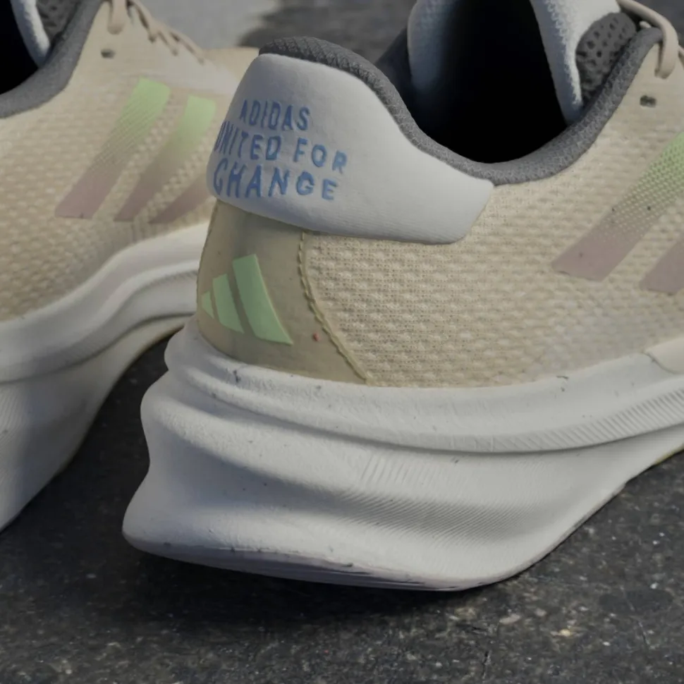 Adidas Women's Supernova Stride Move for the Planet Shoes Crystal Sand/Green Spark/Preloved Fig