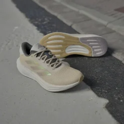 Adidas Women's Supernova Stride Move for the Planet Shoes Crystal Sand/Green Spark/Preloved Fig