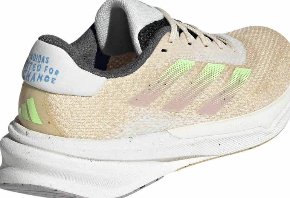 Adidas Women's Supernova Stride Move for the Planet Shoes Crystal Sand/Green Spark/Preloved Fig