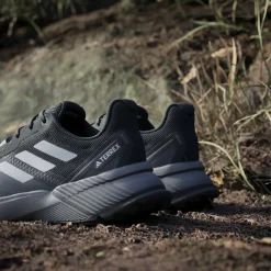 Adidas Women's Terrex Soulstride RAIN.RDY Trail Running Shoes Core Black/Crystal White/Grey Four