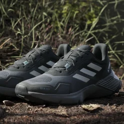 Adidas Women's Terrex Soulstride RAIN.RDY Trail Running Shoes Core Black/Crystal White/Grey Four