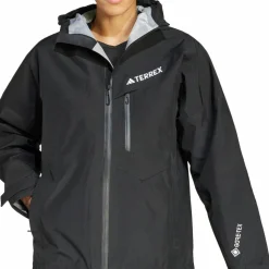 Adidas Women's Terrex Techrock 3L Gore-Tex Performance Jacket Black