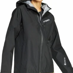 Adidas Women's Terrex Techrock 3L Gore-Tex Performance Jacket Black