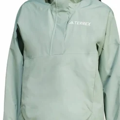 Adidas Women's Terrex Xperior 2L Gore-Tex Performance Jacket Silver Green