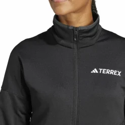 Adidas Women's Terrex Xperior Climawarm Light Fleece Jacket Black
