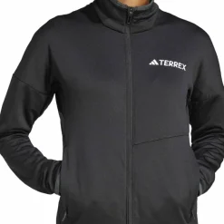 Adidas Women's Terrex Xperior Climawarm Light Fleece Jacket Black