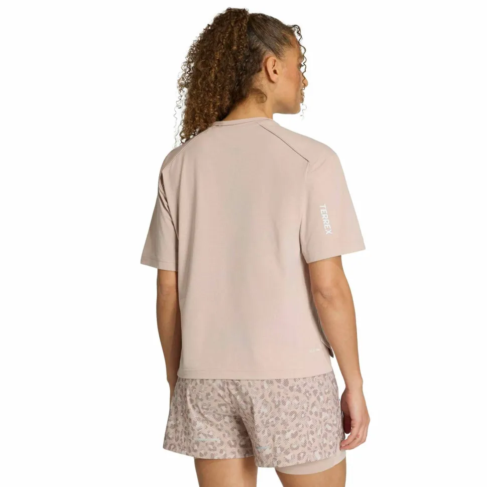 Adidas Women's XPL Trail Tee Wonder taupe