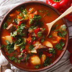 Adventure Menu Goulash Soup (Large Portion) Nocolour