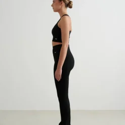 Aim'n Women's High Support Ribbed Bra Black