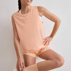 Aim'n Women's Seamless Running Top Peach