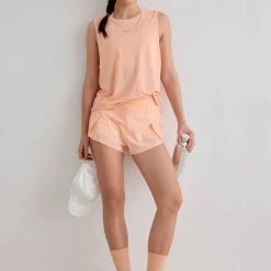 Aim'n Women's Seamless Running Top Peach