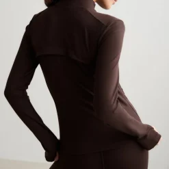Aim'n Women's Sense Zip Jacket Chocolate