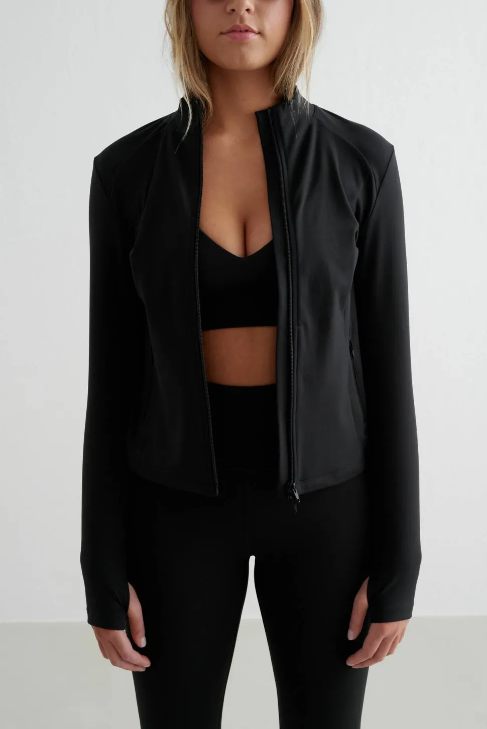 Aim'n Women's Sense Zip Jacket Black