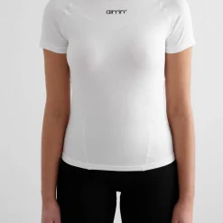 Aim'n Women's Soft Basic Short Sleeve White