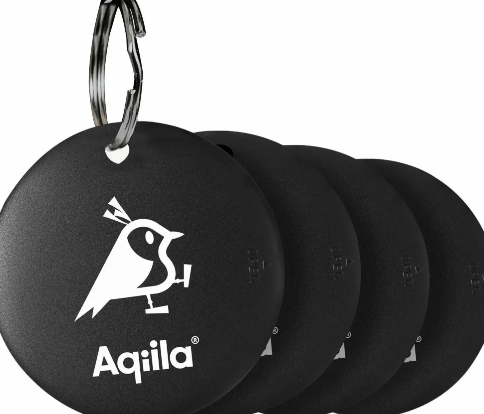 Aqiila Tagbird: Item finder 4-Pack Black