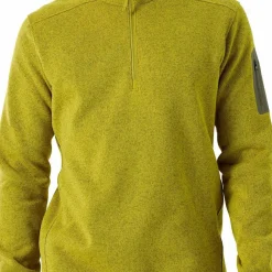 Arc'teryx Men's Covert 1/2 Zip Olive Moss Heather