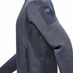Arc'teryx Men's Covert Cardigan Dark Stratus Heather/Balck Sapphire