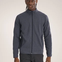 Arc'teryx Men's Covert Cardigan Dark Stratus Heather/Balck Sapphire
