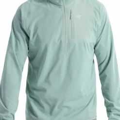Arc'teryx Men's Delta 1/2 Zip Stone Green