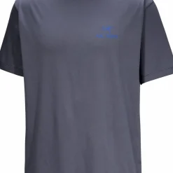 Arc'teryx Men's Kragg SL Cotton Bird Word Shortsleeve Dark Stratus/Fluidity