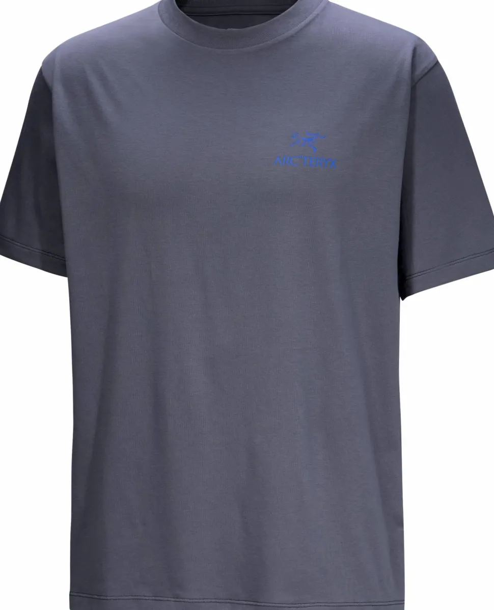 Arc'teryx Men's Kragg SL Cotton Bird Word Shortsleeve Dark Stratus/Fluidity