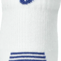 Asics 2 Pack Cushioned Run Quarter Sock Performance Black/Brilliant White