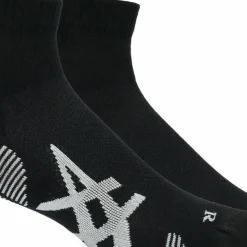 Asics 2 Pack Cushioned Run Quarter Sock Performance Black/Performance Black