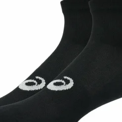 Asics 3 Pack Quarter Sock Performance Black
