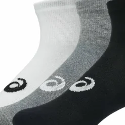 Asics 3 Pack Quarter Sock Multi