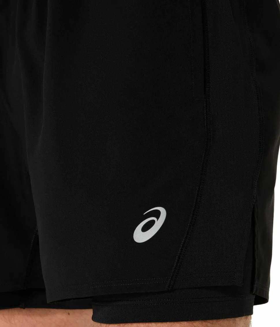 Asics Men's Asics Core 2-in-1 5in Shorts Performance Black/Performance Black