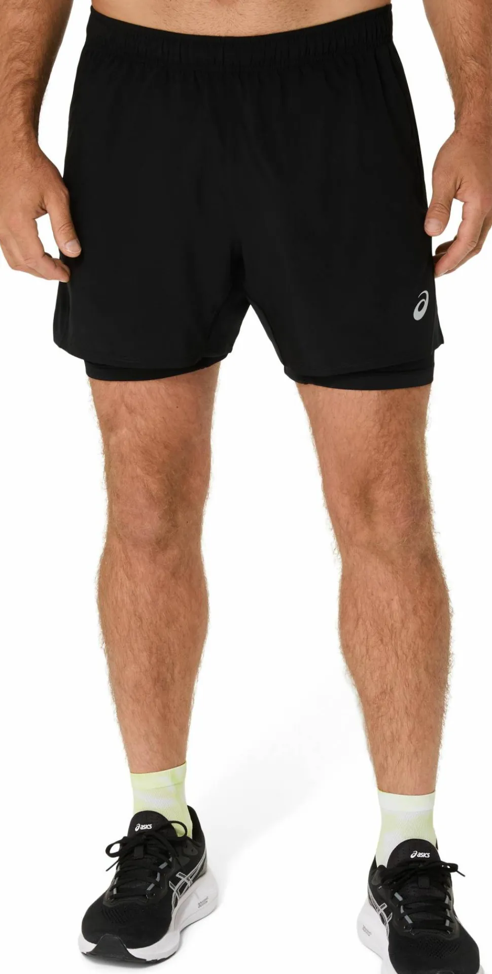 Asics Men's Asics Core 2-in-1 5in Shorts Performance Black/Performance Black