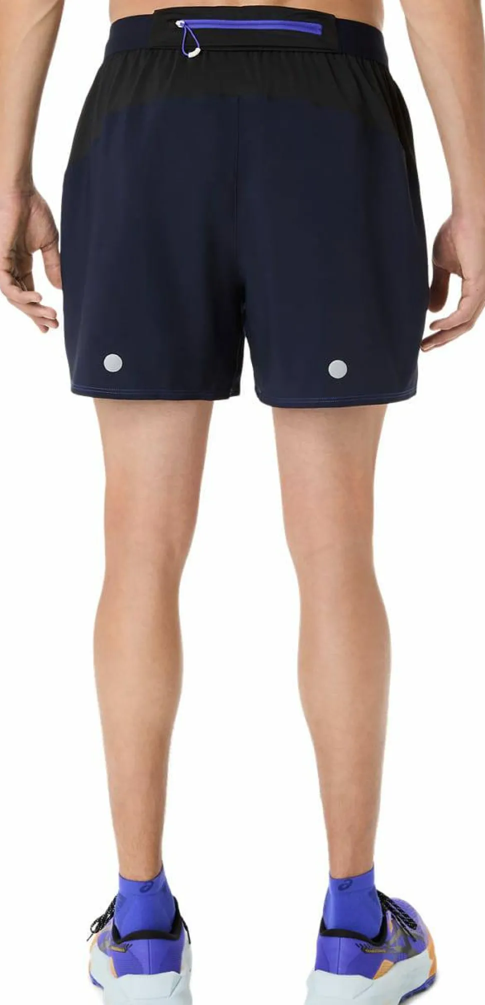 Asics Men's Fujitrail All Over Print 5in Shorts Performance Black/Carbon/Cream
