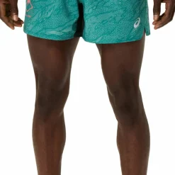 Asics Men's Fujitrail All Over Print 5in Short Rainy Lake