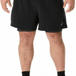 Asics Men's Road 2n1 5in Short Performance Black/graphite Grey