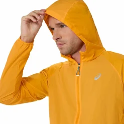 Asics Men's Road Packable Jacket Yamabuki/Aegean Blue